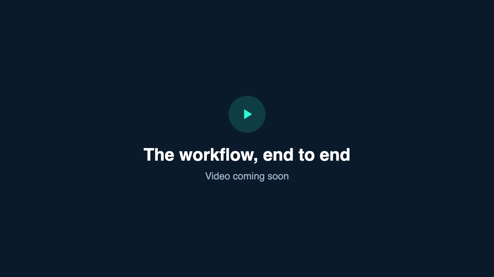 Video placeholder: the OS-Intelligence workflow, end to end. Coming soon.